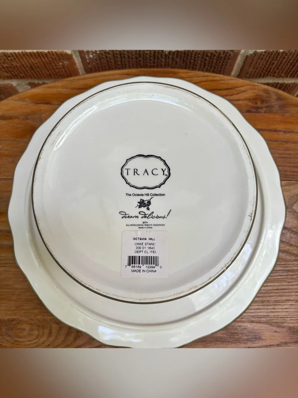 Tracy Porter Octavia Hill Collection Garden Cake Stand Dream Delicious